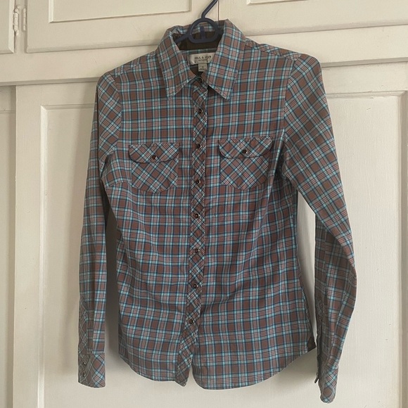 Paul & Joe x Target Plaid Long Sleeve Shirt. Pre-Owned. - Picture 1 of 6